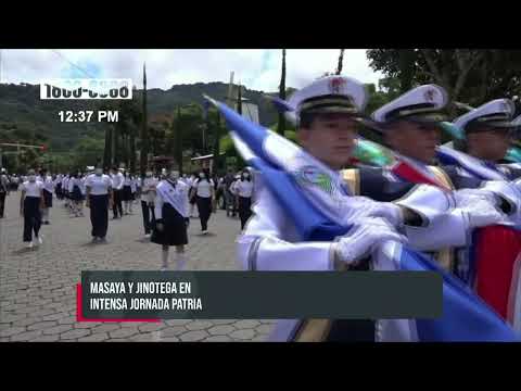 Estudiantes de Jinotega realizan desfile patrio - Nicaragua
