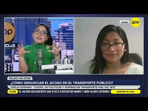 Ofelia Soriano explica cómo denunciar el acoso en el transporte público