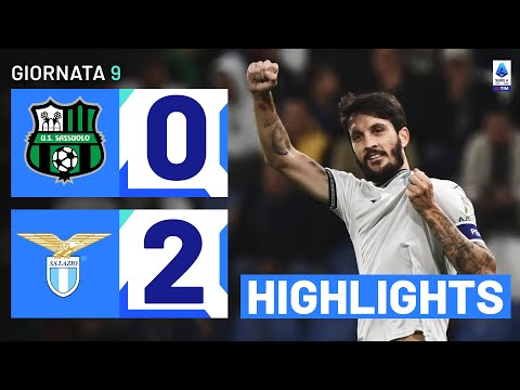 SASSUOLO-LAZIO 0-2 | HIGHLIGHTS | 9ª GIORNATA | SERIE A TIM 2023/24