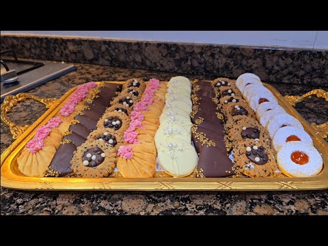  غير تهناي ماتحتاجيش تقلب نهائيا 👍بعجينة واحدة 5 شكيلات حلوة العيد 2026