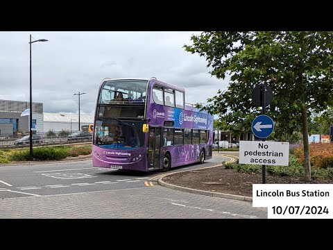 Buses at Lincoln Central Bus Station (10/07/2024)