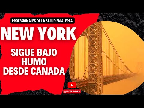 New York esta bajo el humo desde Canadá y otras ciudades