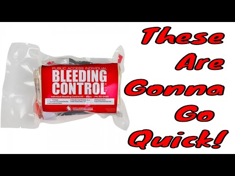 Limited Supplies - Get them Quick. Bleeding Control Kit - Refuge Medical.