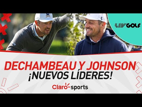 ¡Nuevos li?deres! Bryson DeChambeau y Dustin Johnson toman la cima del LIV Golf Las Vegas 2024