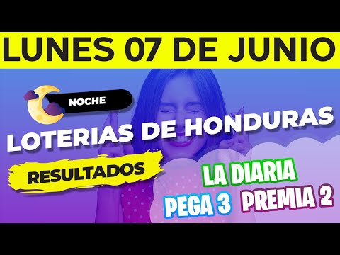 Sorteo 8PM Loto Honduras, La Diaria, Pega 3, Premia 2, Lunes 7 de Junio del 2021 | Ganador ?