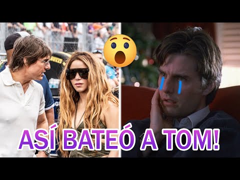 SHAKIRA le RUEGA a TOM CRUISE que deje de PRETENDERLA, pues él sigue buscandola tras verse en la F1!