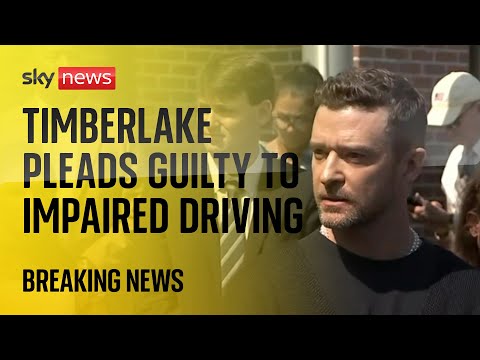 BREAKING: Justin Timberlake pleads guilty to impaired driving