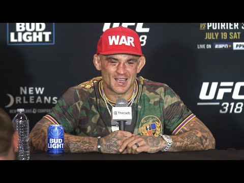Dustin Poirier Post-Fight Press Conference | UFC 318