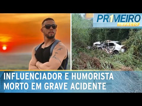 Influencer Luvian Rufo morre após bater carro em carreta | Primeiro Impacto (16/04/24)
