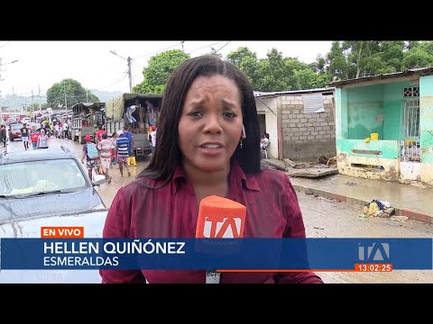 Incrementa el número de personas afectadas por las inundaciones en Esmeraldas