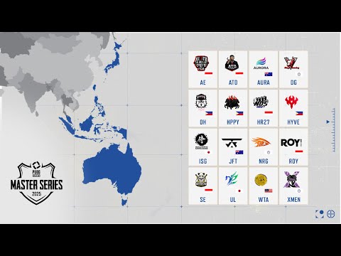PUBG Master Series 2025 Phase 2｜出場チーム紹介