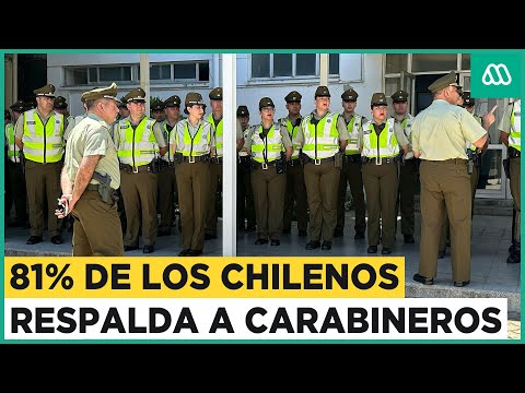 81% de los chilenos respaldan a Carabineros: Resultados de la primera encuesta Cadem 2024