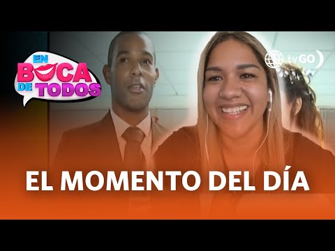 En Boca de Todos: Esposa de Carlos Cáceda feliz por su clasificación (HOY)