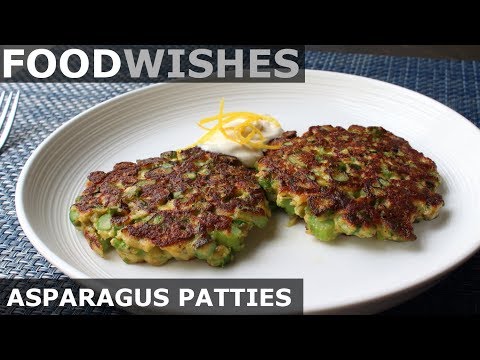 Fresh Asparagus Patties - Food Wishes