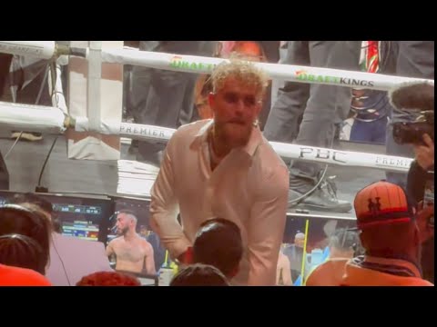 JAKE PAUL PULLS UP TO GERVONTA DAVIS LAMONT ROACH FIGHT IN BROOKLYN TO SUPPORT TANK