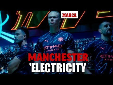 El Manchester City presenta en Japón su tercera equipación: ¡pura 'electricity'! I MARCA