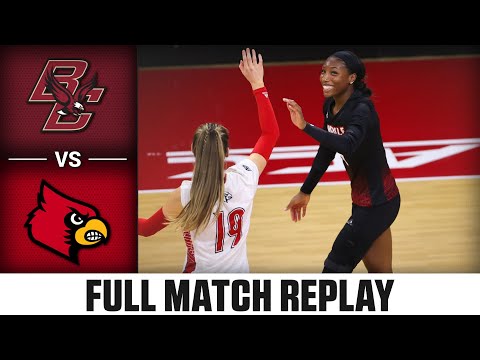Boston College vs. Louisville Full Match Replay | 2023 ACC Volleyball