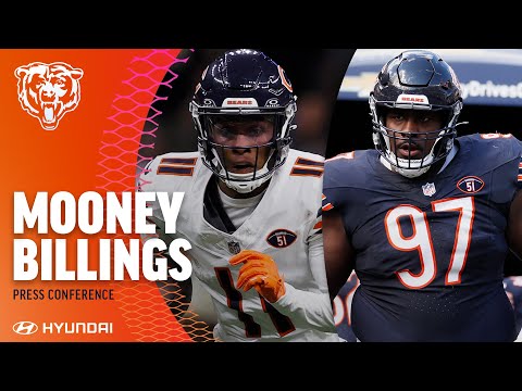 Mooney and Billings on improving for Week 10 | Chicago Bears video clip