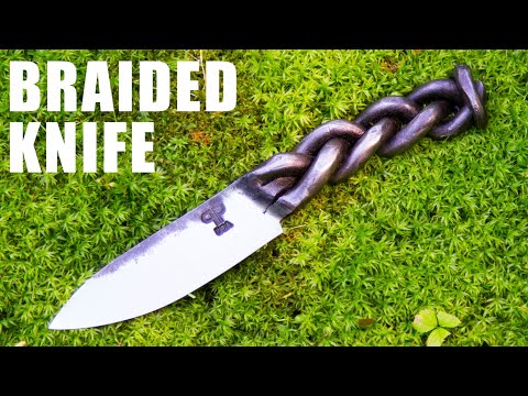 Forging a Braided Knife - Blacksmithing