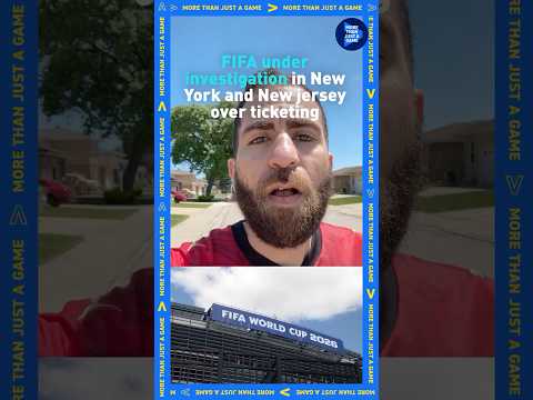 FIFA investigated in New York and New Jersey over ticketing