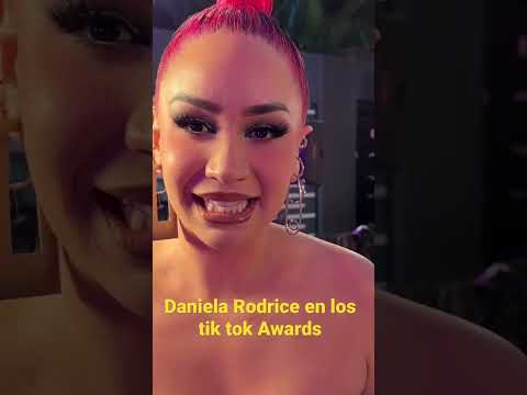 DANIELA RODRICE nos cuenta su SECRETO para lucir HERMOSA en redes #tiktokawards2023 #danielarodrice