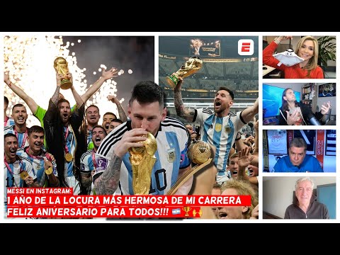 ARGENTINA y MESSI siguen siendo lo mejor del mundo, a un año de la final de Qatar | Exclusivos