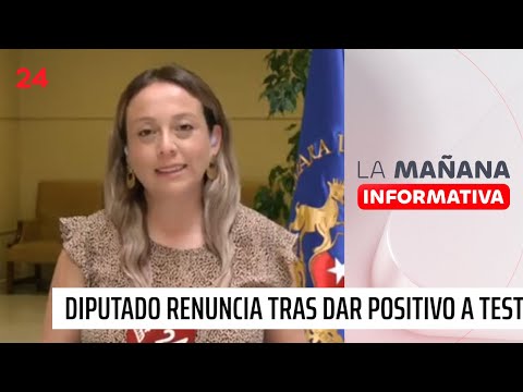 Diputado Venegas renuncia a Comisión de ética tras dar positivo en test de droga | 24 Horas TVN