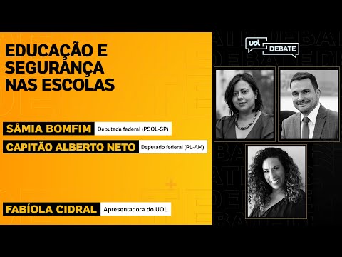 ? Ataques em escolas: Sâmia Bomfim e Capitão Alberto Neto discutem educação e segurança | UOL Debate