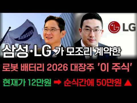 <strong>삼성·LG</strong> 전고체 20조 계약터진 '이종목' 10배 넘게 터집니다! 저점에서 사모으면 큰 돈 됩니다 1주라도 사세요! #엘앤에프