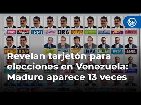 Revelan tarjetón electoral para elecciones presidenciales en Venezuela: Maduro aparece 13 veces