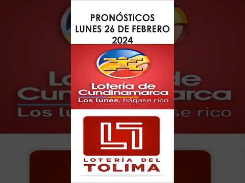 Cómo Jugar y Ganar Lotería de Cundinamarca y Tolima? Lunes 26 febrero 2024 RESULTADOS  #shorts