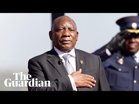 Ramaphosa warns of polarisation and inequality as he's sworn in as South Africa's president