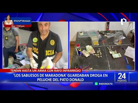 24 horas Cayeron “Los Sabuesos de Maradona” que escondían droga en un muñeco de peluche