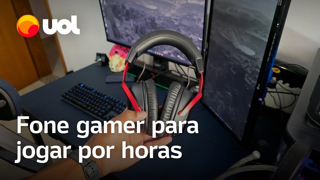 Testamos fone gamer top da HyperX Conforto acima da média