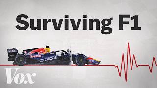 Thumbnail for the video "How F1 drivers survive their own cars" from Vox