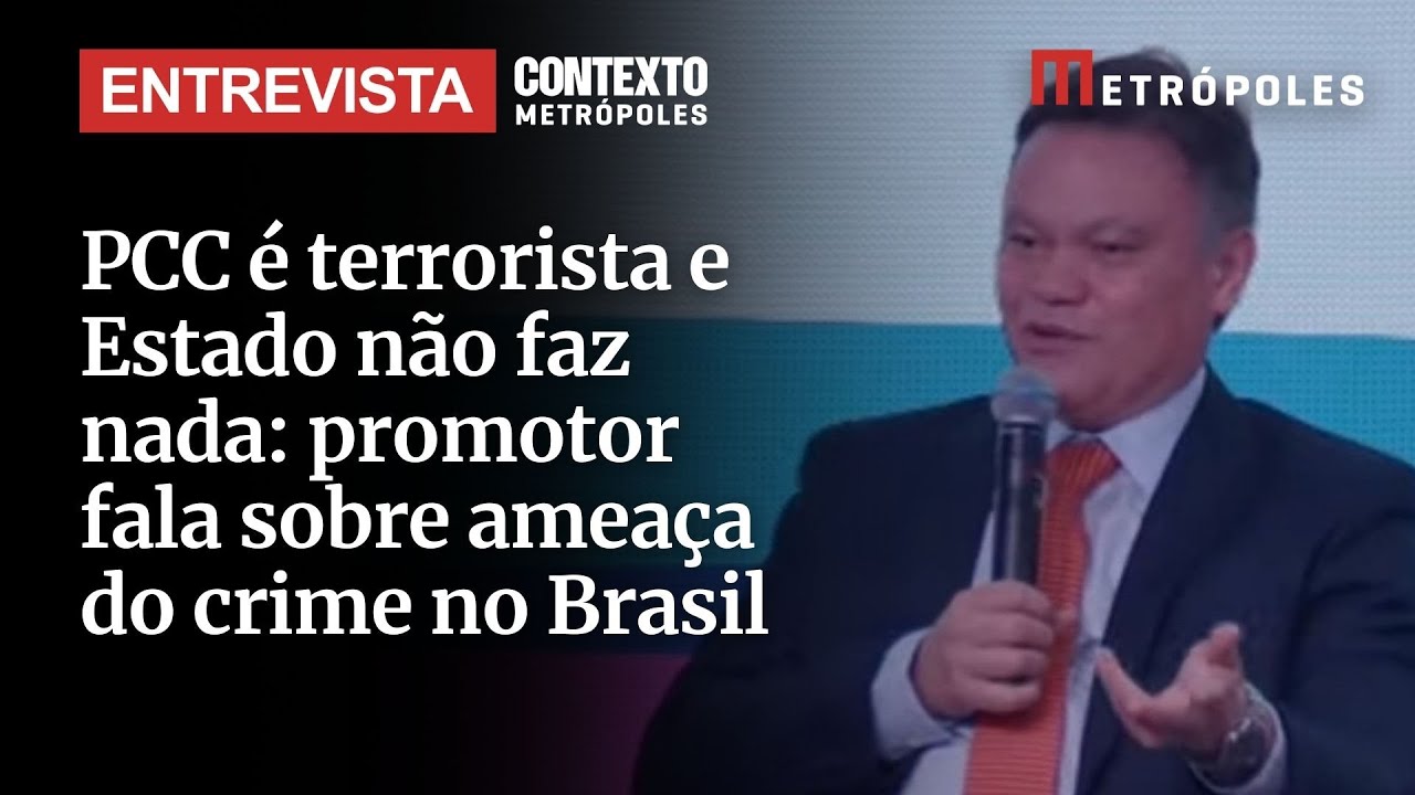 PCC terrorista e Estado não faz nada Lincoln Gakiya fala sobre segurança pública e crime organizado