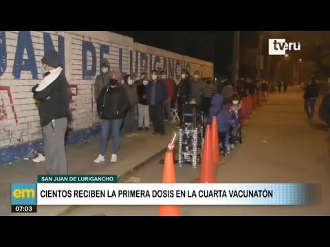 Vacunatón: orden y optimismo en proceso de inmunización en Lima y Callao