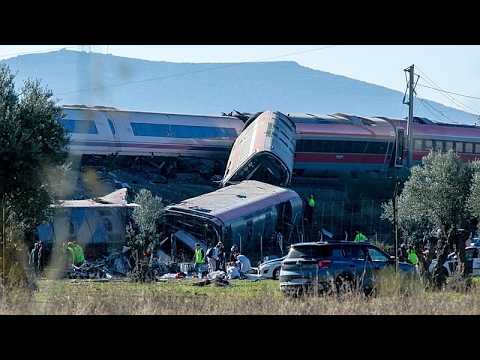 Spain: First footage reveals wreckage of deadly high-speed train crash