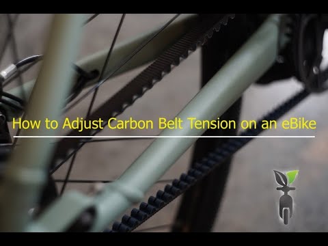 How to Adjust Carbon Belt Tension on an eBike (no phone app required)