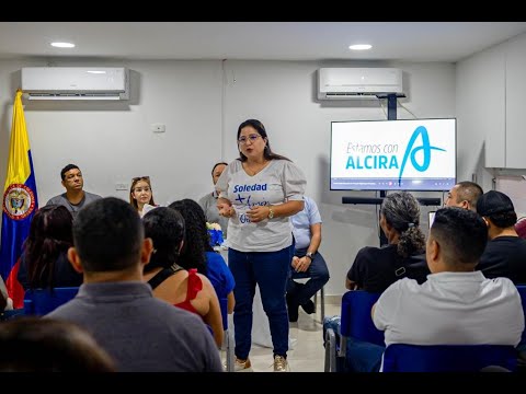 Alcira Sandoval se compromete en convertir a Soledad en una ciudad sostenible y con futuro