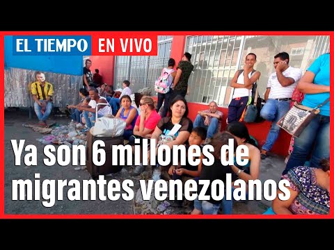 En vivo: Casi 6 millones de migrantes, Venezuela se queda sin 20 por ciento de su población