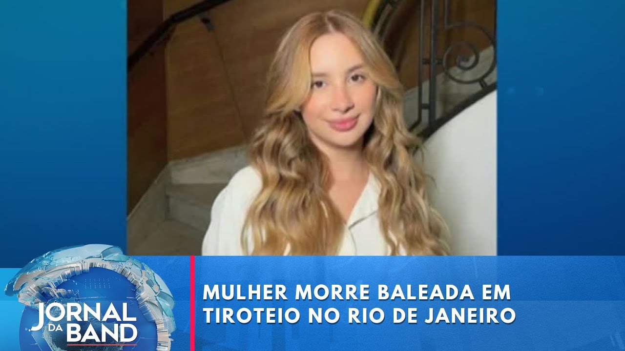 Mulher morre baleada em tiroteio no Rio de Janeiro | Jornal da Band  TV Online Mulher morre baleada em tiroteio no Rio de Janeiro | Jornal da Band