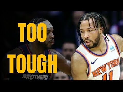 KNICKS GET IT DONE IN GM1, KNICKS ARE TOO TOUGH FOR THE SIXERS | MY REACTION