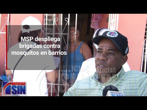 MSP despliega brigadas contra mosquitos en barrios