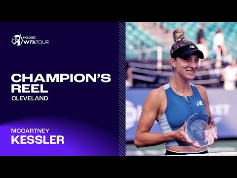 McCartney Kessler captures her first Hologic WTA Tour title 🏆