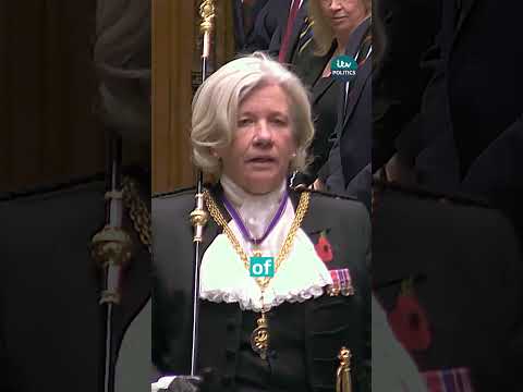 UK's first female Black Rod to leave Parliament | ITV News