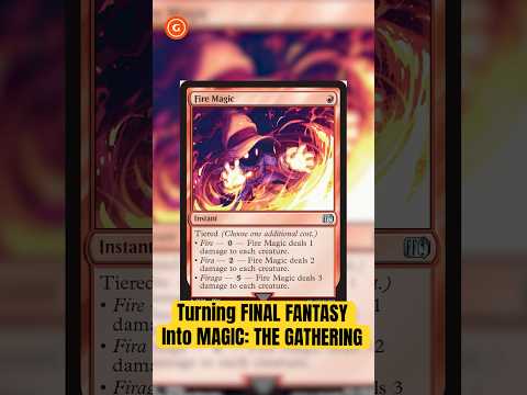 New Players And MTG Final Fantasy