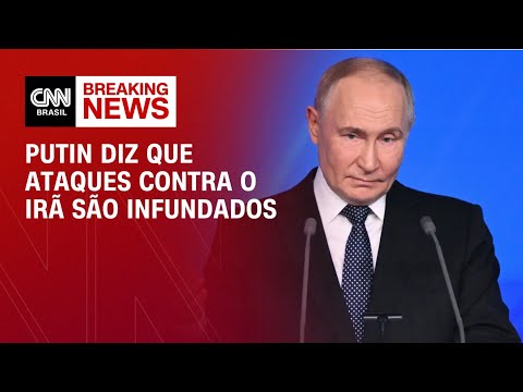 ​Ataques contra o Irã são infundados, diz Putin | CNN NOVO DIA