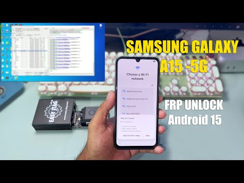 Samsung Galaxy A15 - 5G FRP Unlock Android 15 | easy jtag plus
