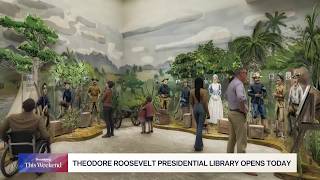 Thumbnail for the video "AI Teddy Roosevelt Greets Library Visitors" from Bloomberg Television